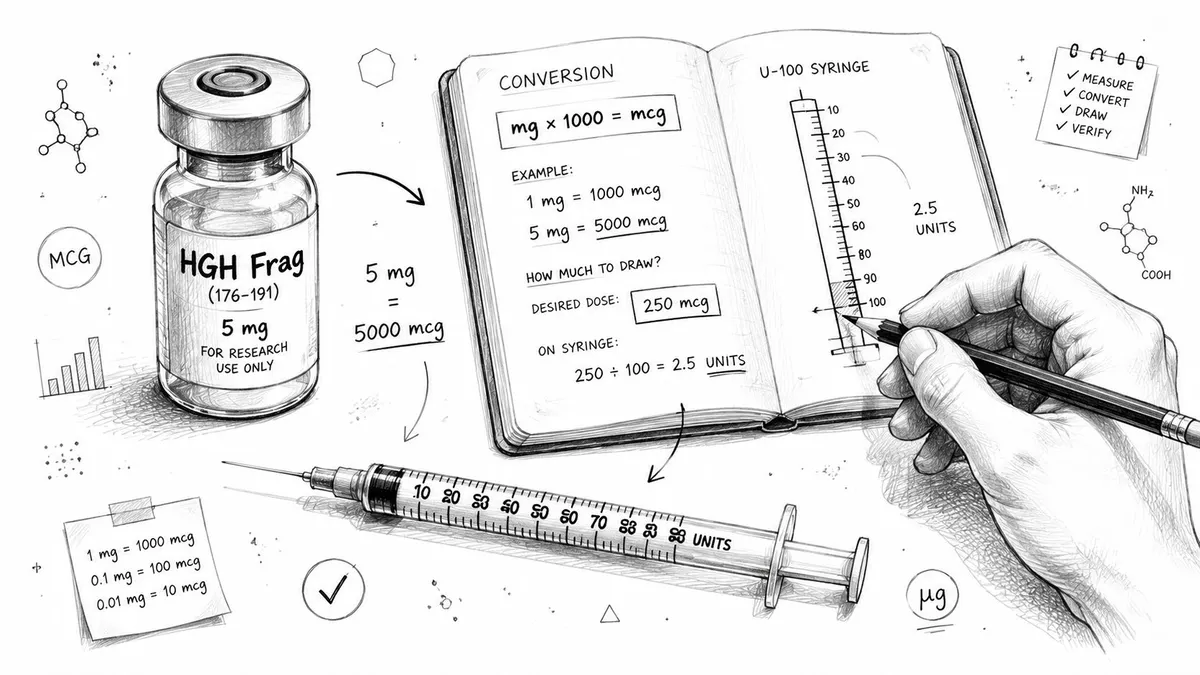 HGH Frag Dosage: A Precise Calculation Guide for 2026