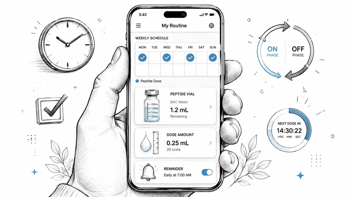 Best Routine Schedule App for Peptides in 2026