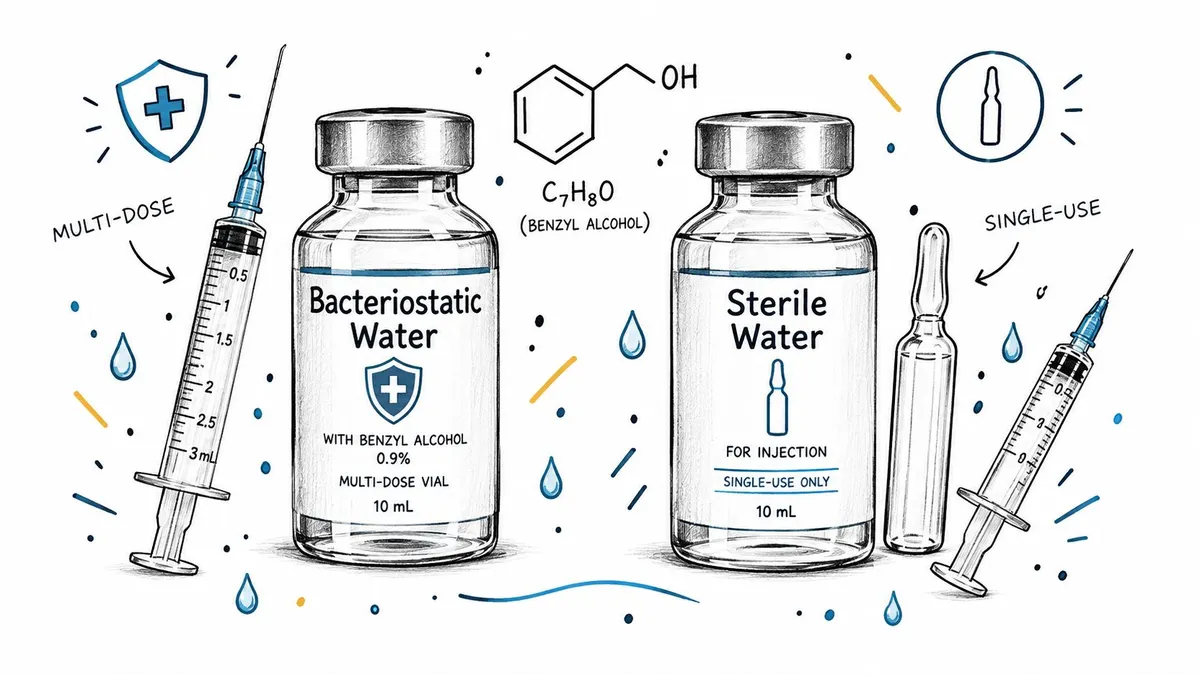Bacteriostatic Water vs Sterile Water: A Practical Guide