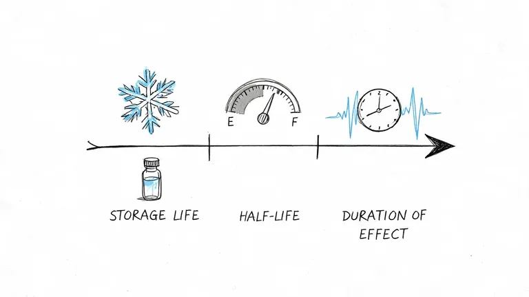 How Long Do Peptides Last? Storage and Half-Life Guide 2026