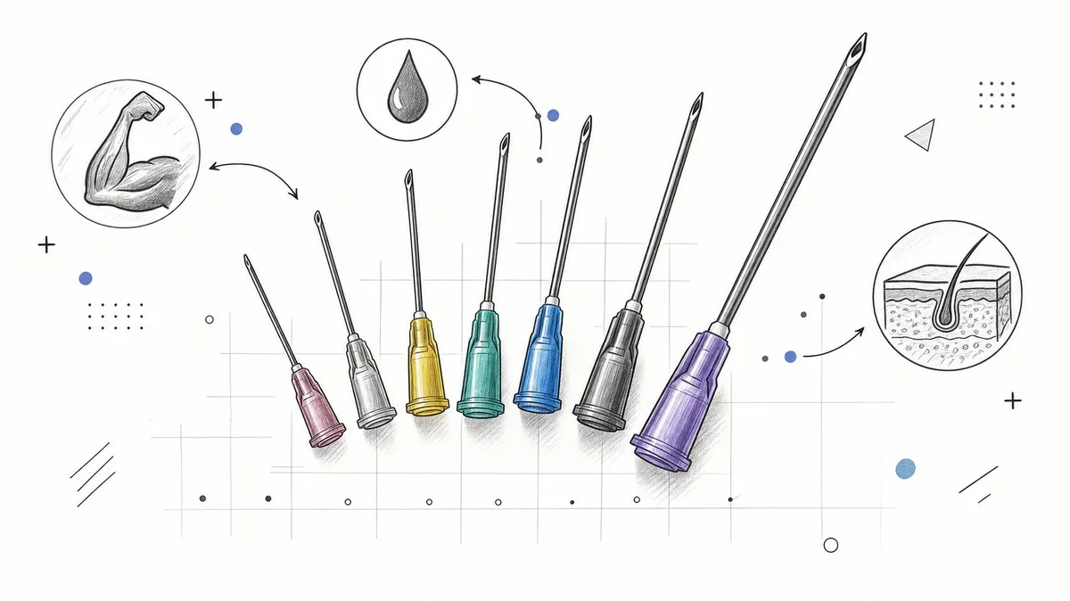 Injection Needle Size Chart Guide for Safe Dosing