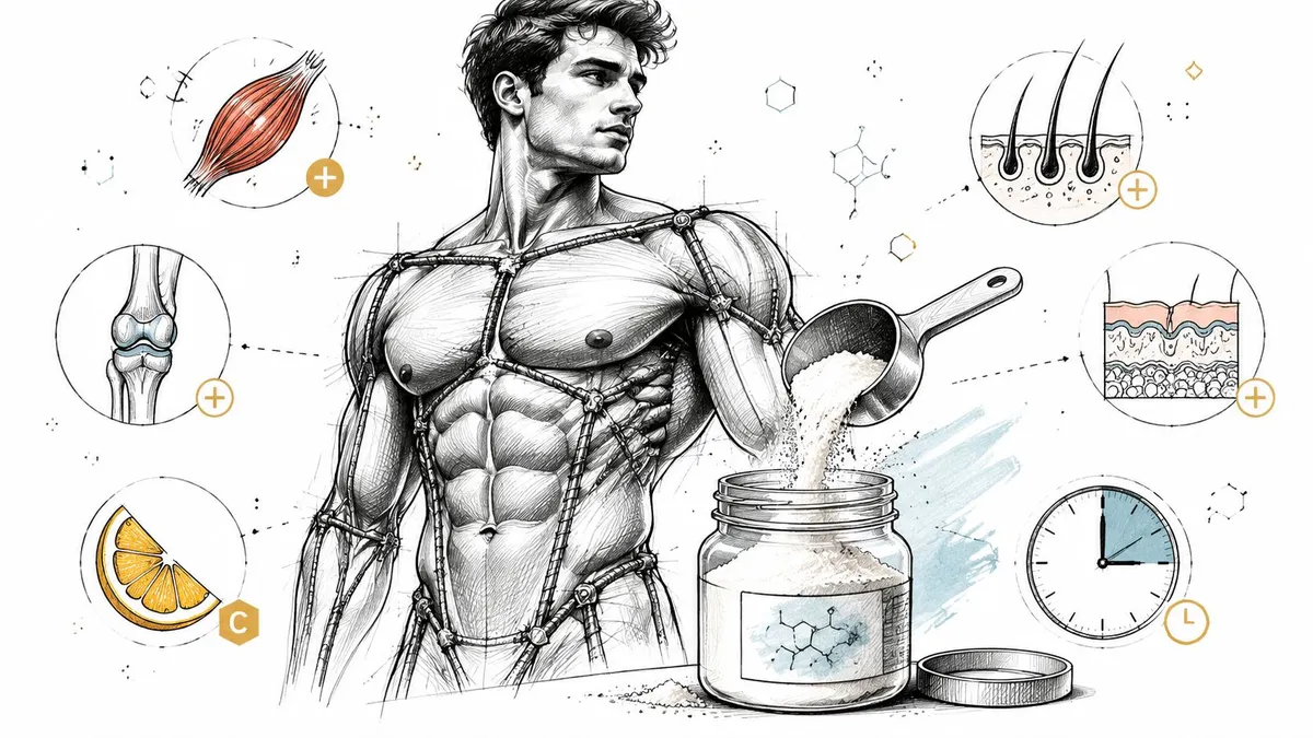 Collagen Peptides for Men: Real Benefits, 2026 Guide