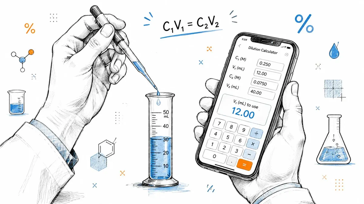 Dilution Calculator Percent: How to Mix Solutions Accurately