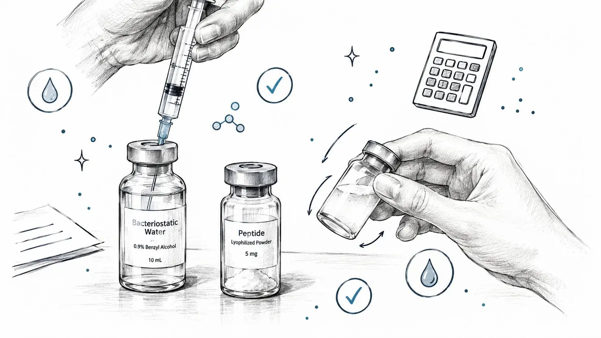 How to Mix Peptide Powder the Right Way