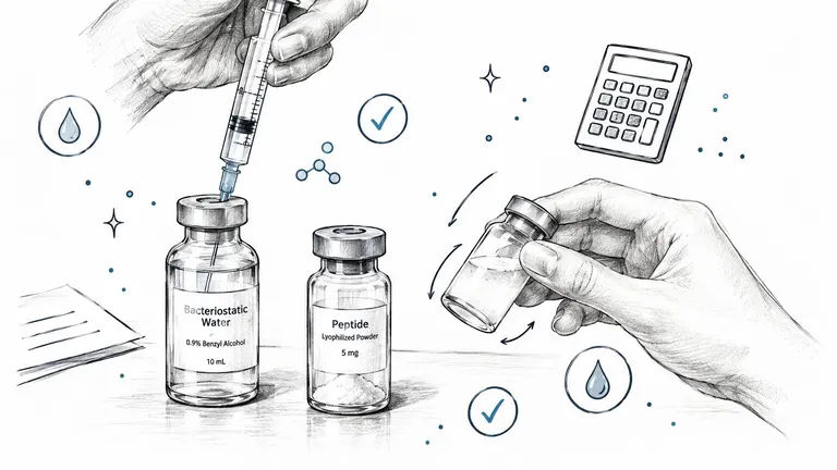 How to Mix Peptide Powder the Right Way