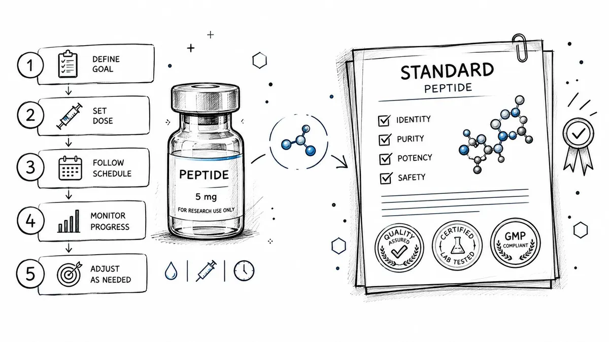 Protocol vs Standard in Peptide Regimens
