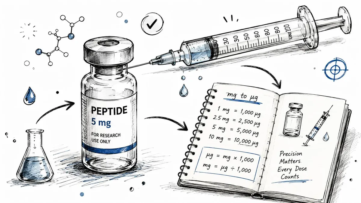 How Much Reconstitution Solution to Use for Peptide Vials