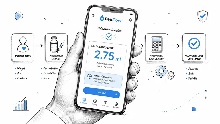 Screenshot from https://pepflow.app/images/calculator-screenshot.png