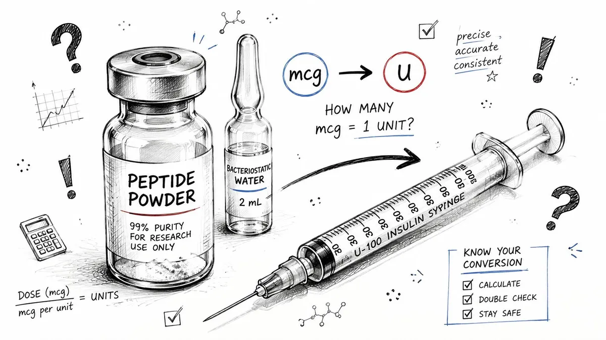 How to Convert Mcg to Units Accurately for Peptide Dosing
