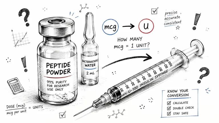 How to Convert Mcg to Units Accurately for Peptide Dosing