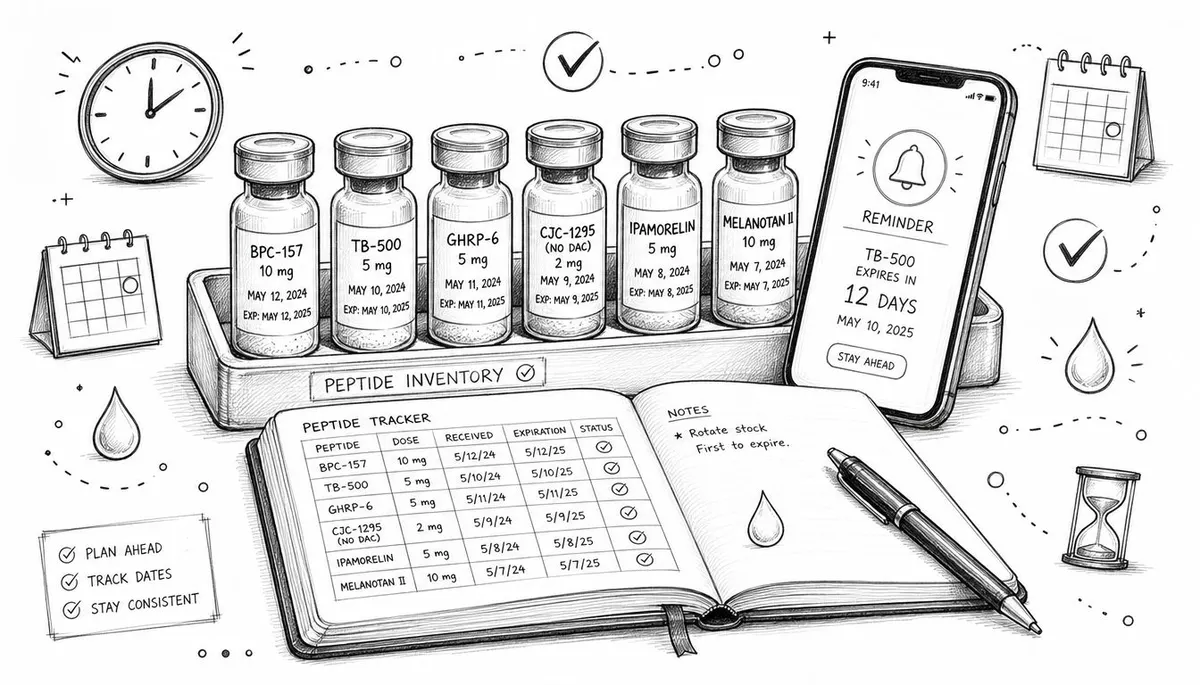 Peptide Expiration Date Tracking: A Step-by-Step Guide
