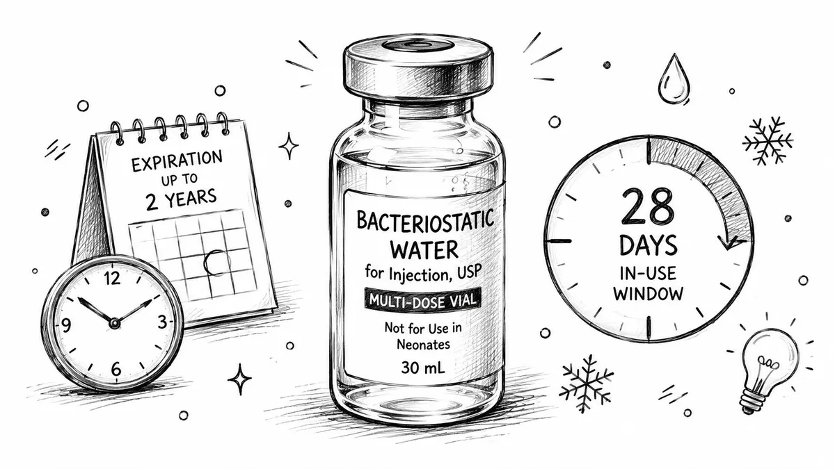 Bacteriostatic Water Shelf Life: Complete Storage Guide