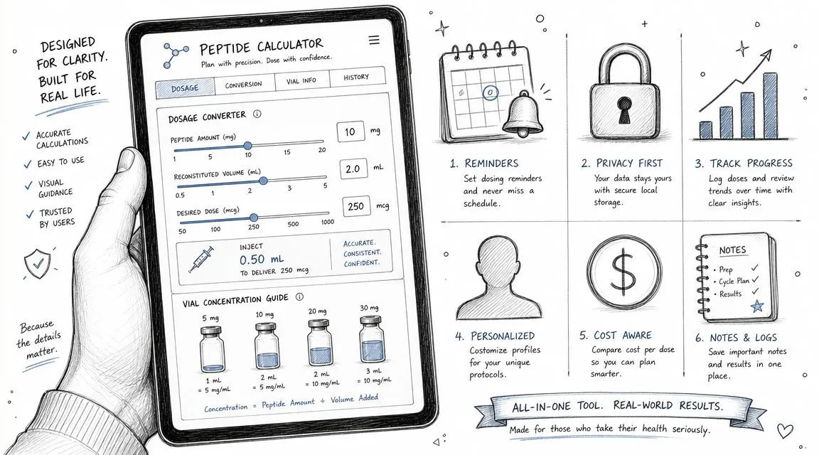 10 Best Peptide Calculator Apps of 2026