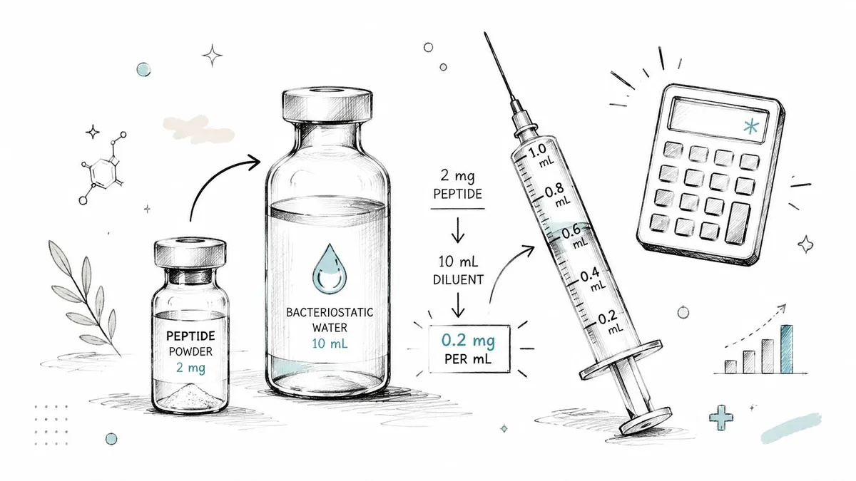 How Much Bacteriostatic Water Do You Mix with Peptides?