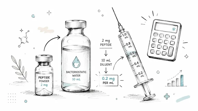 How Much Bacteriostatic Water Do You Mix with Peptides?