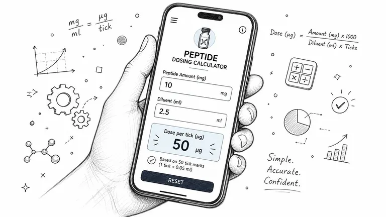 Simplifying Dosing with a Peptide Calculator App