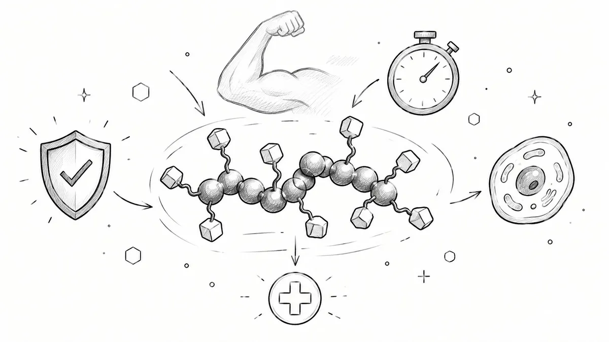 PEG MGF Peptide Benefits: What the Evidence Actually Shows