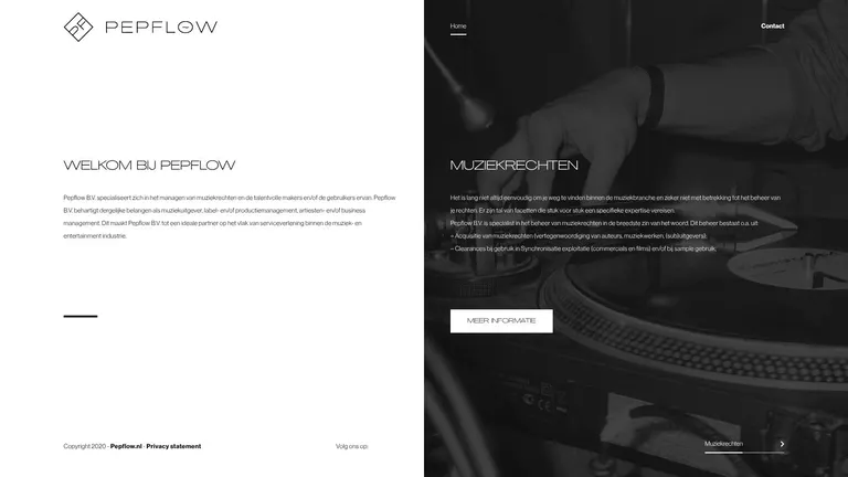 Screenshot from https://www.pepflow.com/app-preview-dashboard